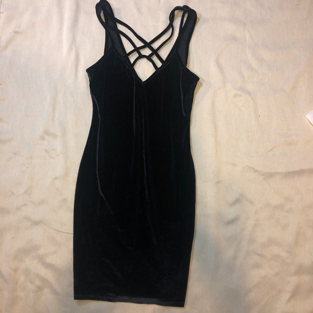 Velvet Little Black Dress